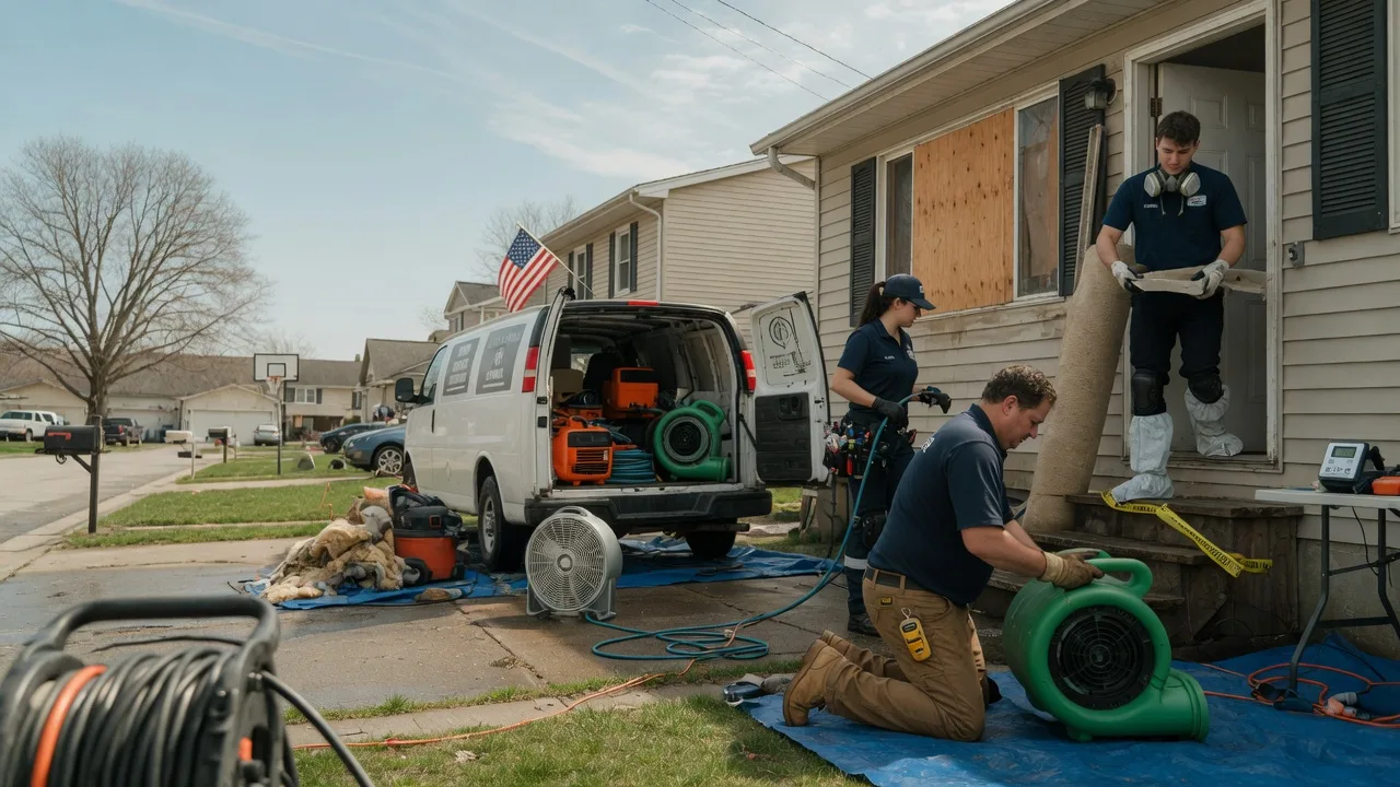 Water Damage Restoration in Tracy, IA near me